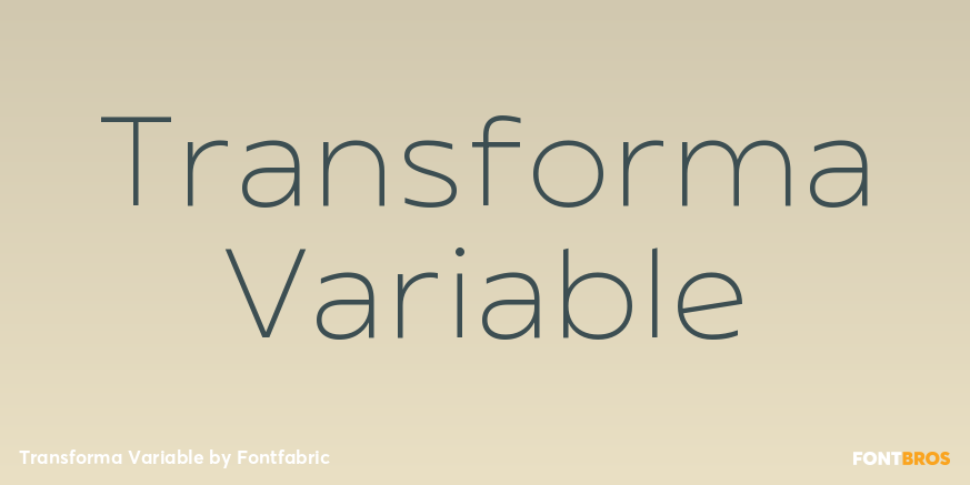 Transforma Variable Poster
