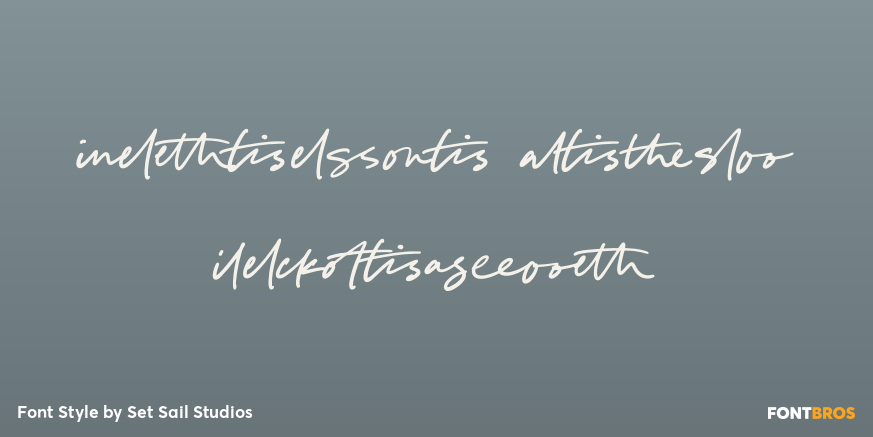 Distinct Style Ligatures Poster