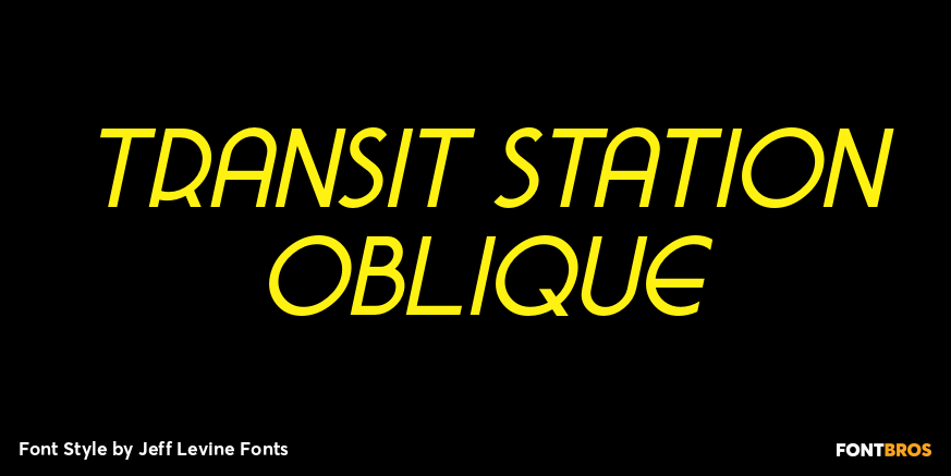 Transit Station Oblique Poster