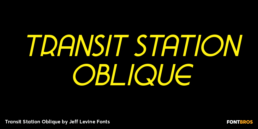 Transit Station Oblique Poster