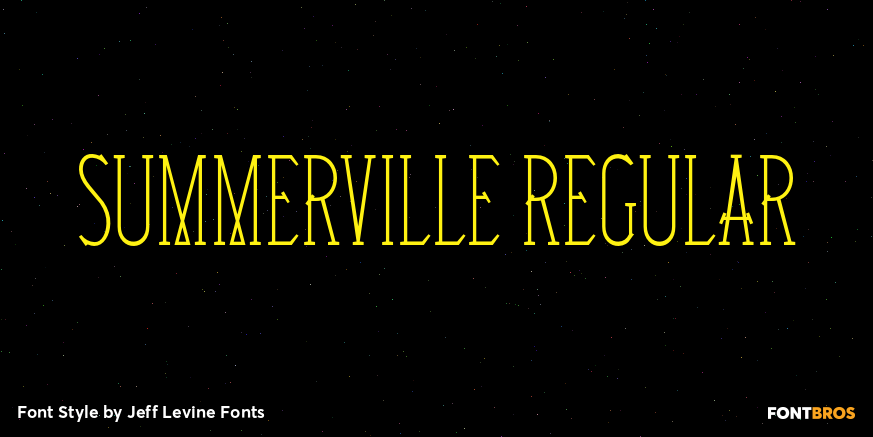 Summerville Regular Poster