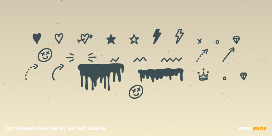Candyhouse Doodles Font Poster #2