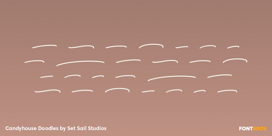 Candyhouse Doodles Font Poster #3