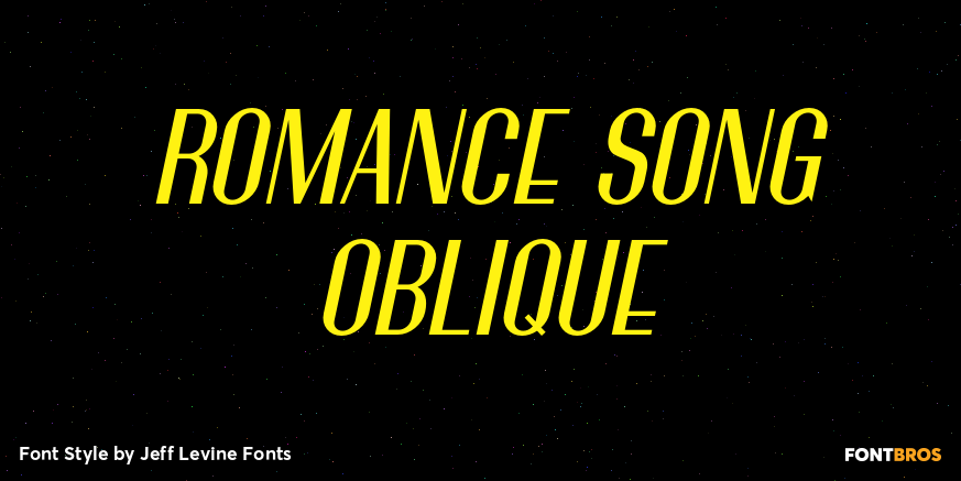 Romance Song Oblique Poster