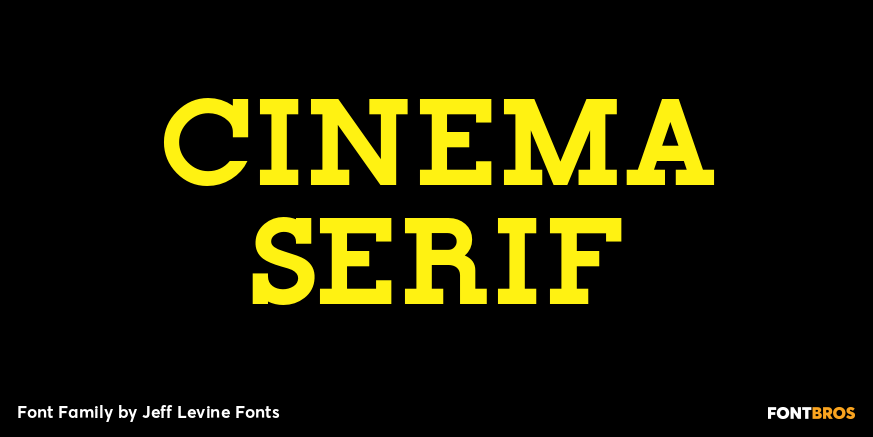 Cinema Serif Font Family