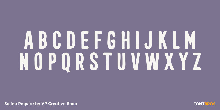 Solina Regular Font Poster #3