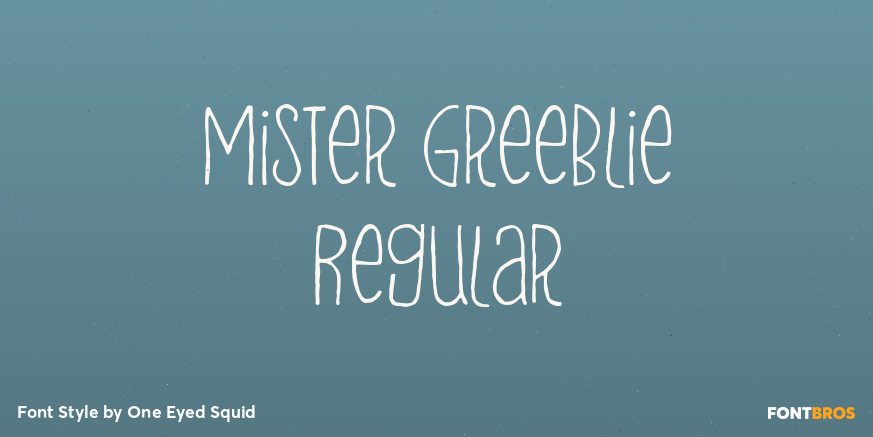Mister Greeblie Regular Poster