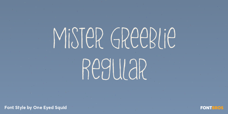 Mister Greeblie Regular Poster