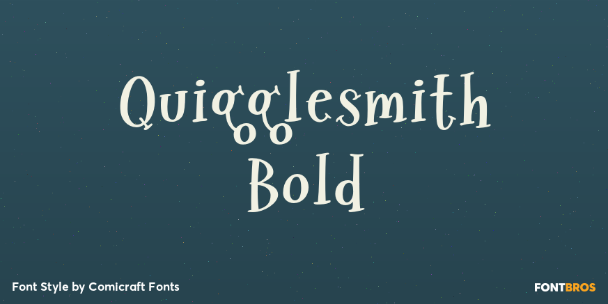 Quigglesmith Bold Poster
