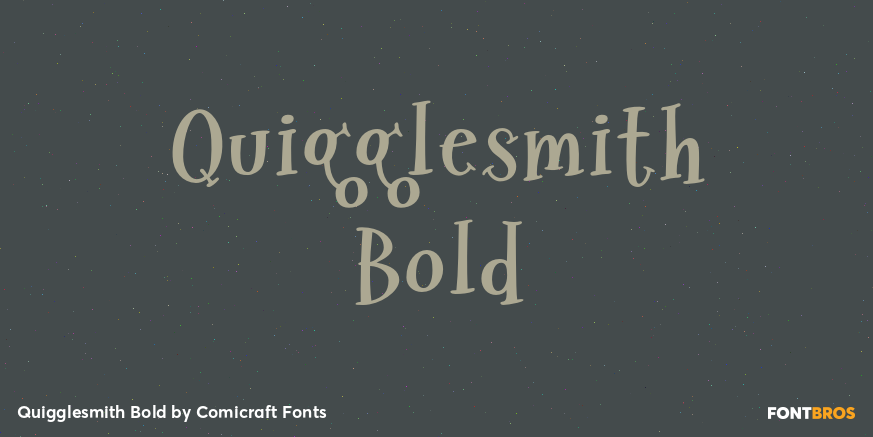 Quigglesmith Bold Poster