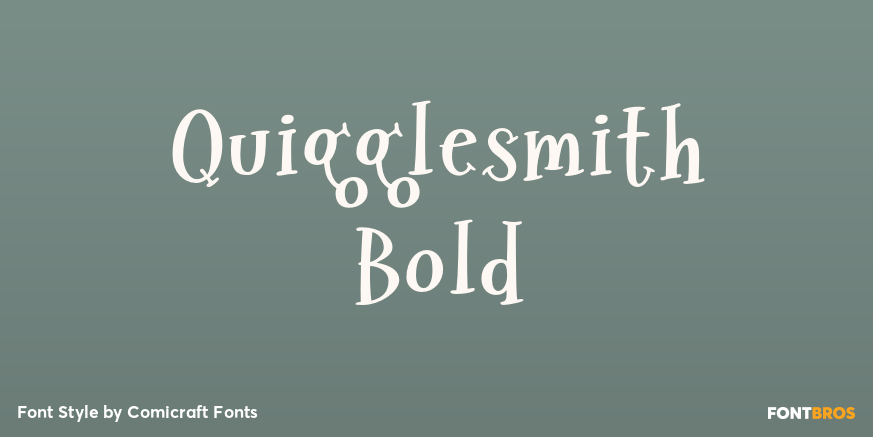 Quigglesmith Bold Poster