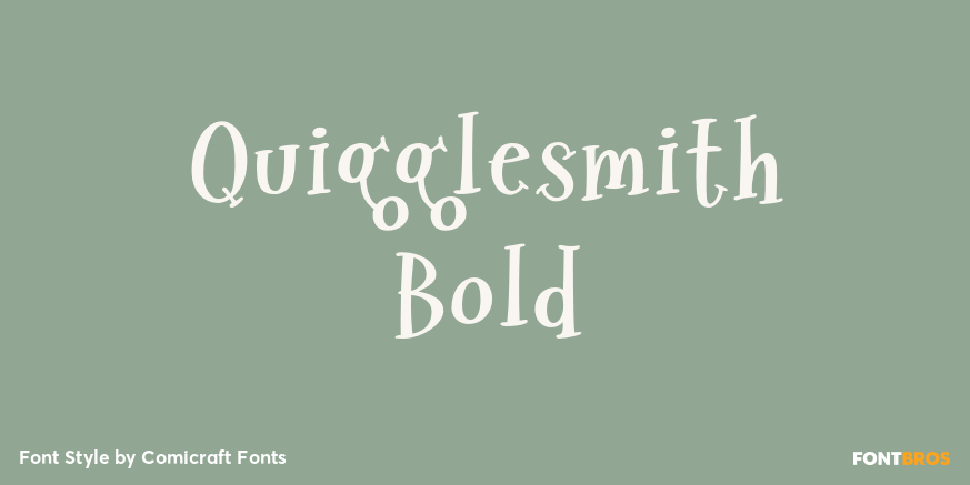 Quigglesmith Bold Poster