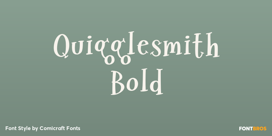Quigglesmith Bold Poster