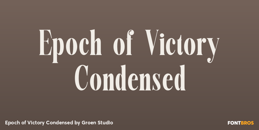 Epoch of Victory Condensed Poster
