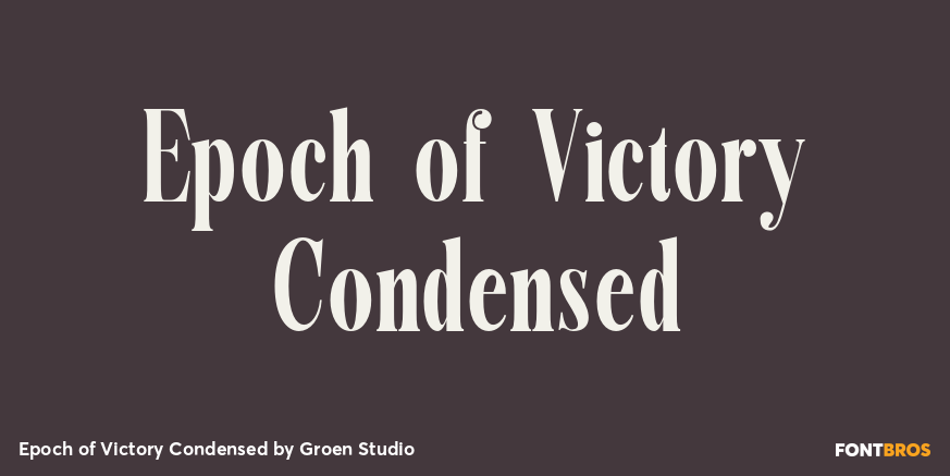 Epoch of Victory Condensed Poster