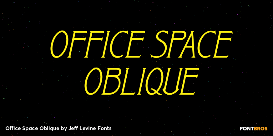 Office Space Oblique Poster