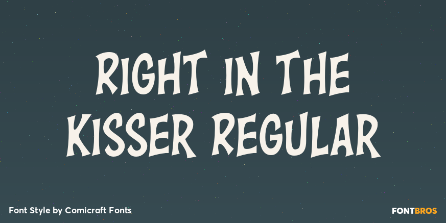 Right in the Kisser Regular Poster