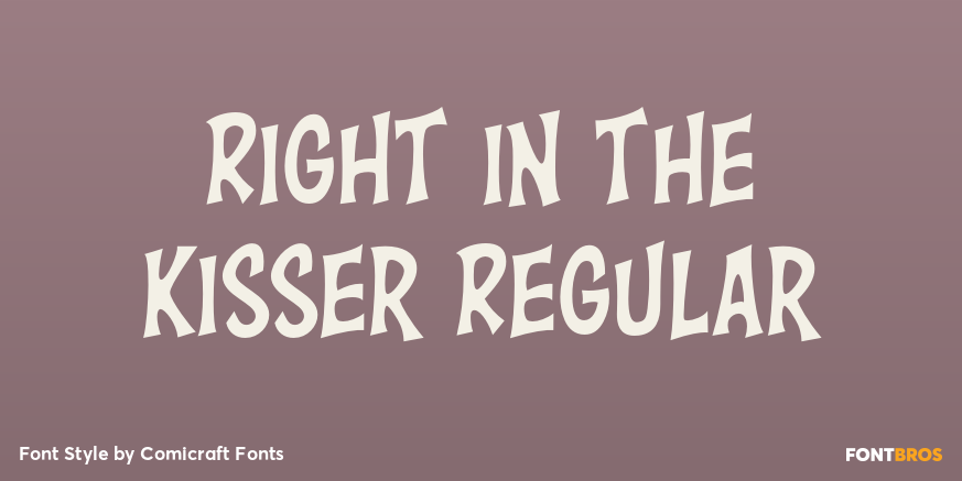 Right in the Kisser Regular Poster