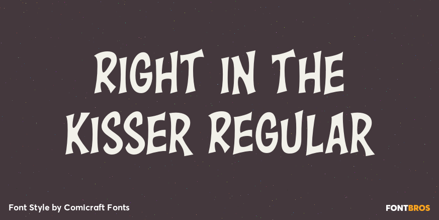 Right in the Kisser Regular Poster