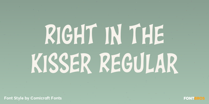 Right in the Kisser Regular Poster