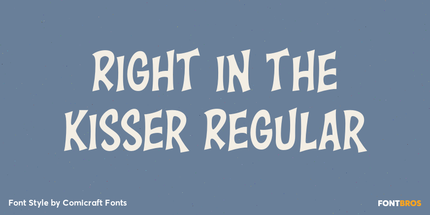 Right in the Kisser Regular Poster