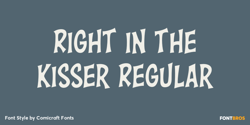 Right in the Kisser Regular Poster