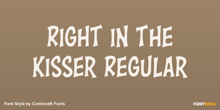 Right in the Kisser Regular Poster