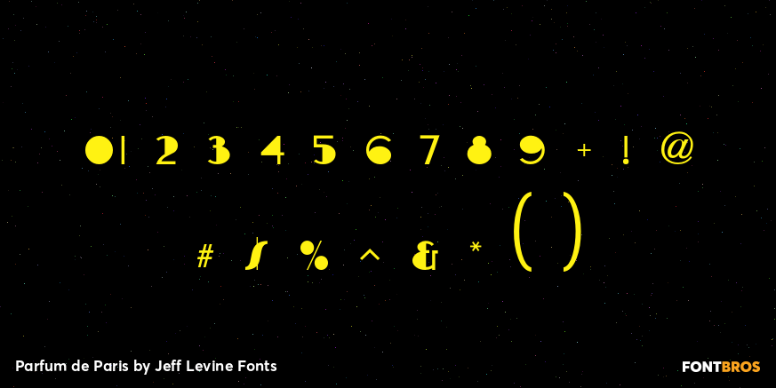 Parfum de Paris Font Poster #4