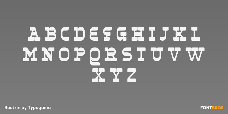Rootzin Font Poster #1