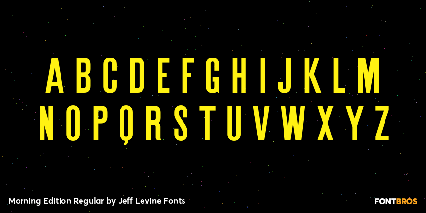 Morning Edition Regular Font Poster #2