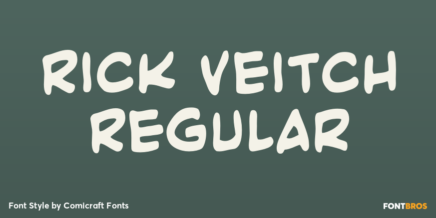 Rick Veitch Regular Font Poster #1