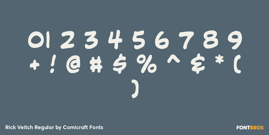 Rick Veitch Regular Font Poster #4