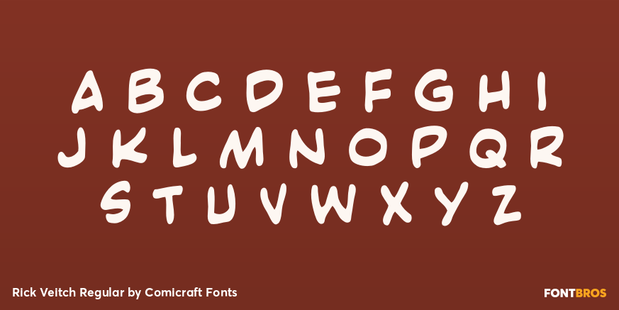 Rick Veitch Regular Font Poster #3