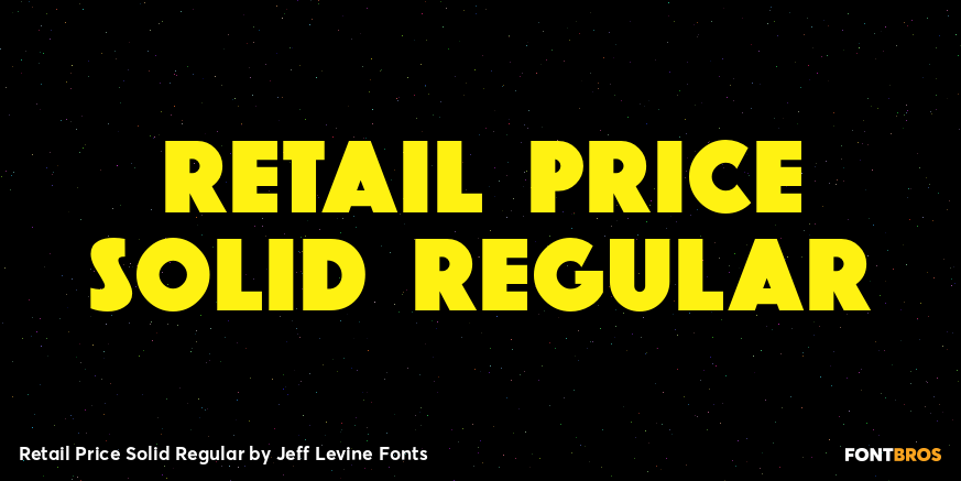 Retail Price Solid Regular Poster