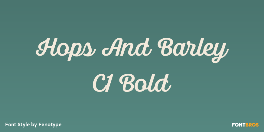 Hops And Barley C1 Bold Poster