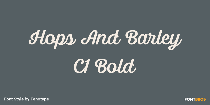 Hops And Barley C1 Bold Poster