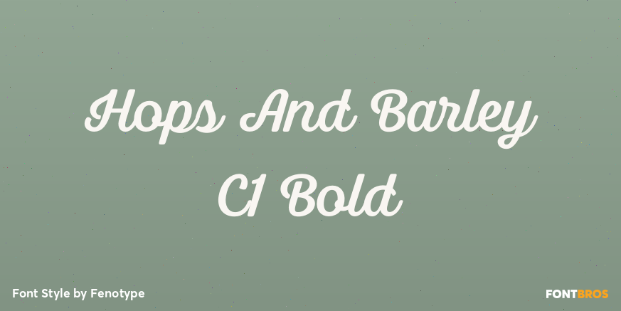 Hops And Barley C1 Bold Poster