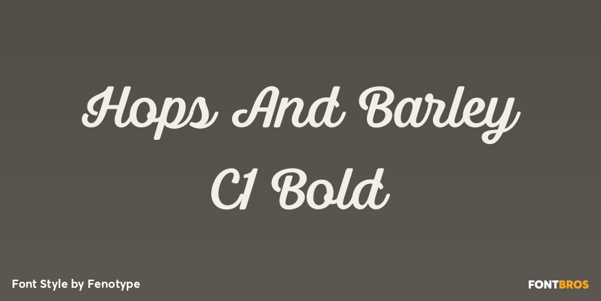 Hops And Barley C1 Bold Poster