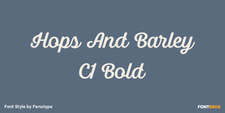 Hops And Barley C1 Bold Poster