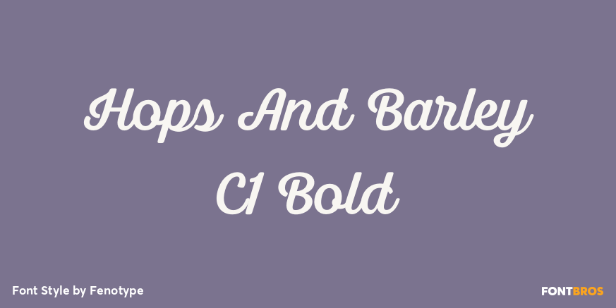 Hops And Barley C1 Bold Poster