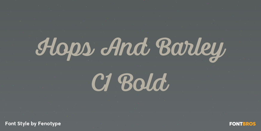 Hops And Barley C1 Bold Poster