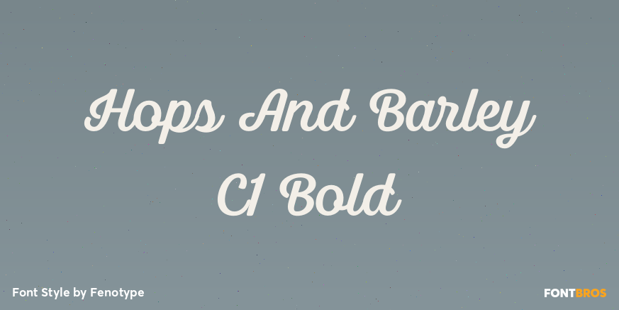 Hops And Barley C1 Bold Poster