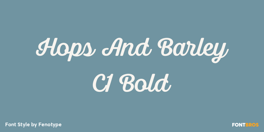 Hops And Barley C1 Bold Poster