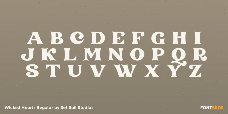 Wicked Hearts Regular Font Poster #2