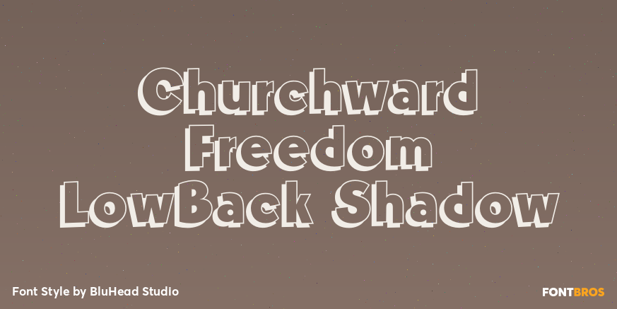 Churchward Freedom LowBack Shadow Poster