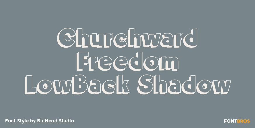 Churchward Freedom LowBack Shadow Poster