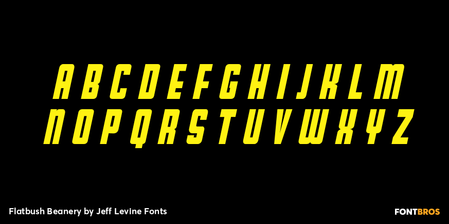 Flatbush Beanery Font Poster #3