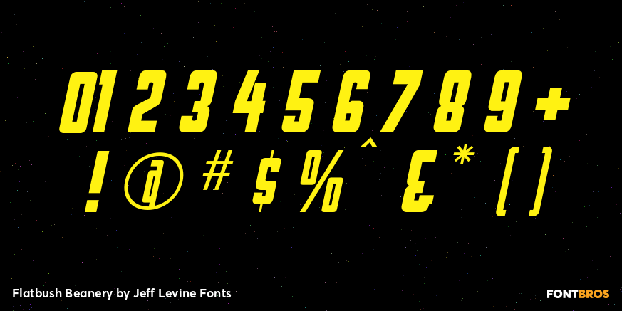 Flatbush Beanery Font Poster #4