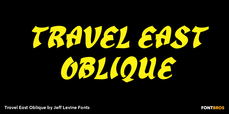 Travel East Oblique Poster