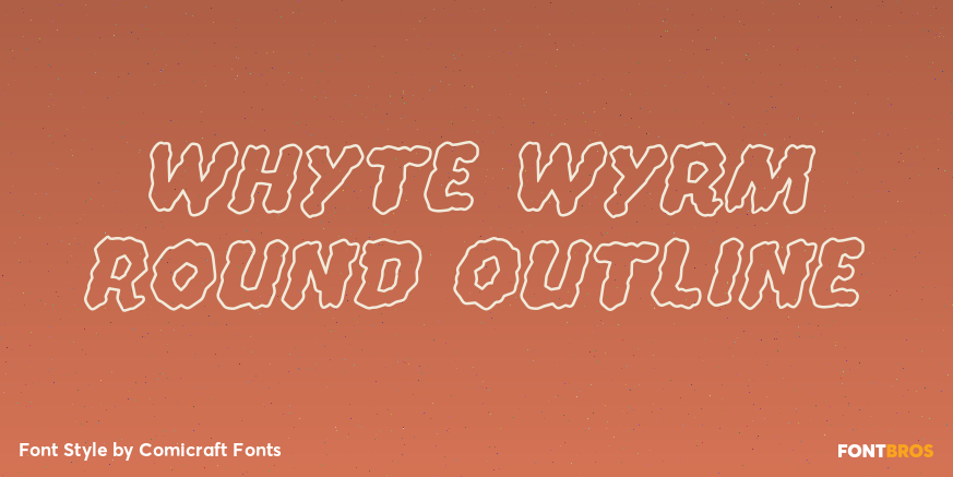 Whyte Wyrm Round Outline Poster
